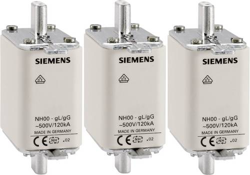 Siemens 3NA3820 NH-Sicherung Sicherungsgröße = 000 50 A 500 V/AC, 250 V/AC 3 St.