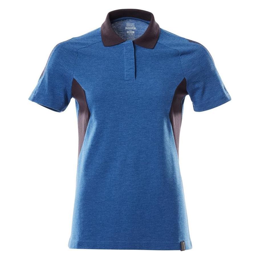 Mascot Polo-Shirt, Damen Polo-shirt Grösse L ONE, azurblau/schwarzblau (4XL) (229309)