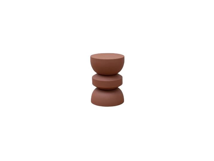 Table d'appoint en fer marron, bout de canapé - Chehoma, Forms -
