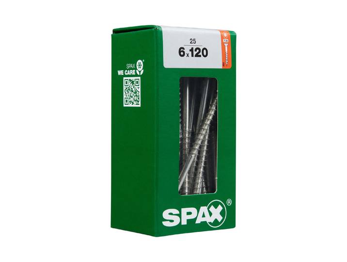 Spax TRX Senkkopf Holzschraube 6 × 120 mm 25 Stück
