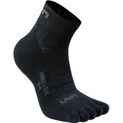 UYN, Herren, Sportsocken, Runner's Five Low (45 - 47), Schwarz