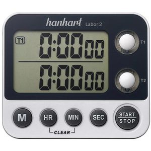 Hanhart Timer Labor 2 digital, 100 Stunden, magnetisch