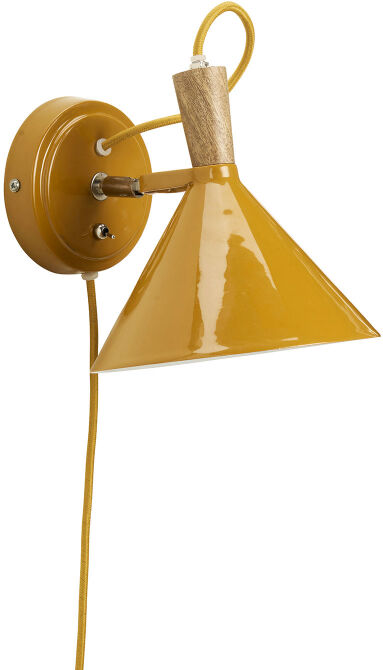 Madam Stoltz Vägglampa Senap