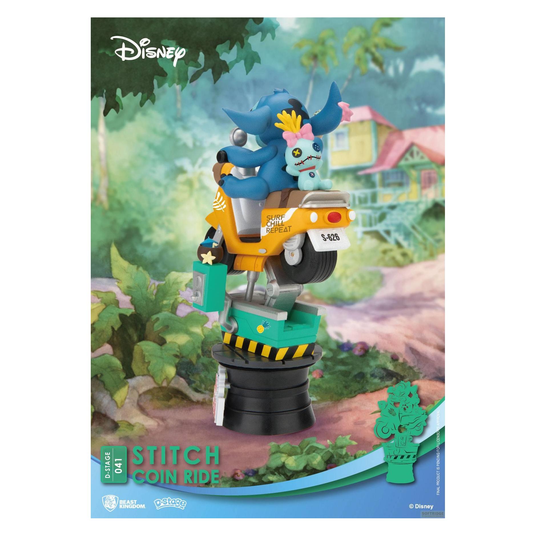 Beast Kingdom Disney D-Stage PVC Diorama Stitch Coin Ride 16 cm (FIDI0032)