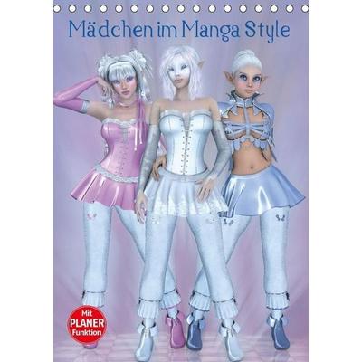 Mädchen im Manga Style (Tischkalender immerwährend DIN A5 hoch)