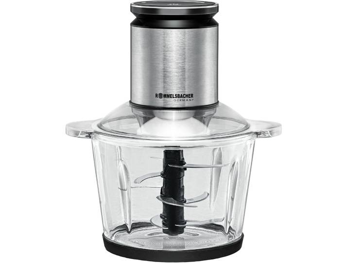 ROMMELSBACHER Zerkleinerer MZ 800 , silber (edelstahl, glas), B:25,5cm H:28,5cm T:20cm, Zerkleinerer, Zerkleinerer