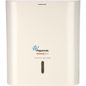 Papernet Handtuchspender Superior Interfold, für 625 Falthandtücher, Kunststoff, weiß
