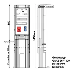 GSAB Elektrotechnik Poller 36P1400FP162S