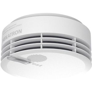 Hekatron Rauchmelder Genius Plus, 10 Jahre Laufzeit, 85 dB, VdS-geprüft, mit Q-Label, App-fähig