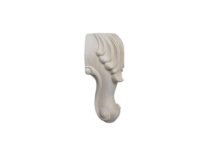 MKYYIOED Möbelfüße Holz 2/4 Stück Holzmöbelbeine For Sofa, Couch, Stuhl, Couchtisch, Schrankfüße(B 10cmX6cmx5cm)