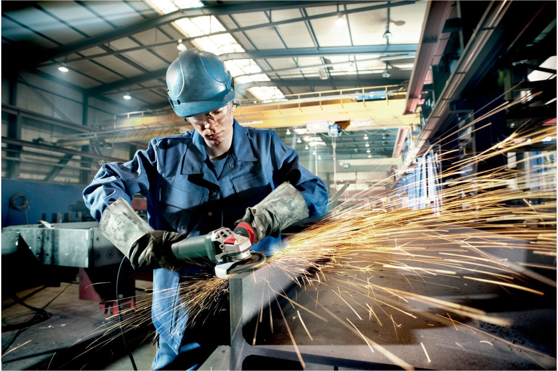 Metabo Winkelschleifer WEVA 15-125 Quick mit Drehzahlregelung, Schnellspannnmutter; Karton (600496000)