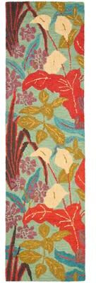 SAFAVIEH Handmade Blossom Verona Modern Floral Wool Rug
