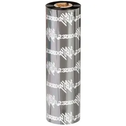 Zebra 2300 Performance Wax Thermoband 74 m Schwarz