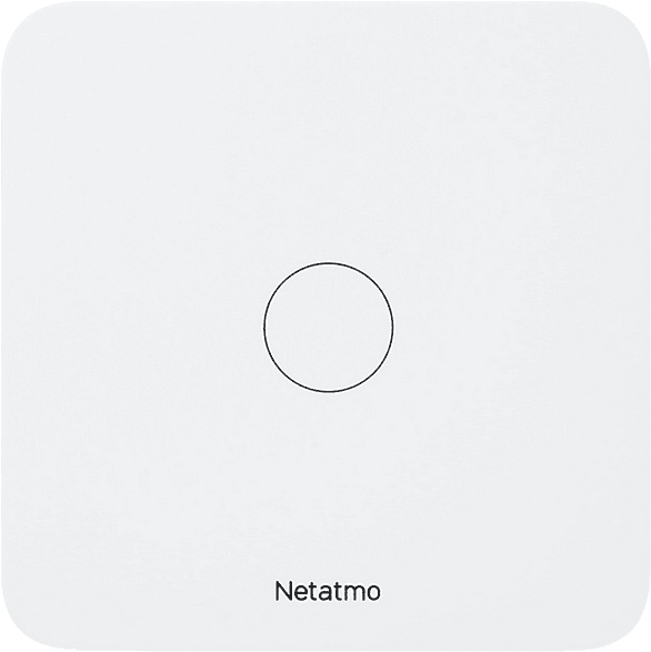 Detector de monóxido carbono - Netatmo NCO-EC, Inteligente, Bluetooth, WiFi, Compatible con app, Blanco