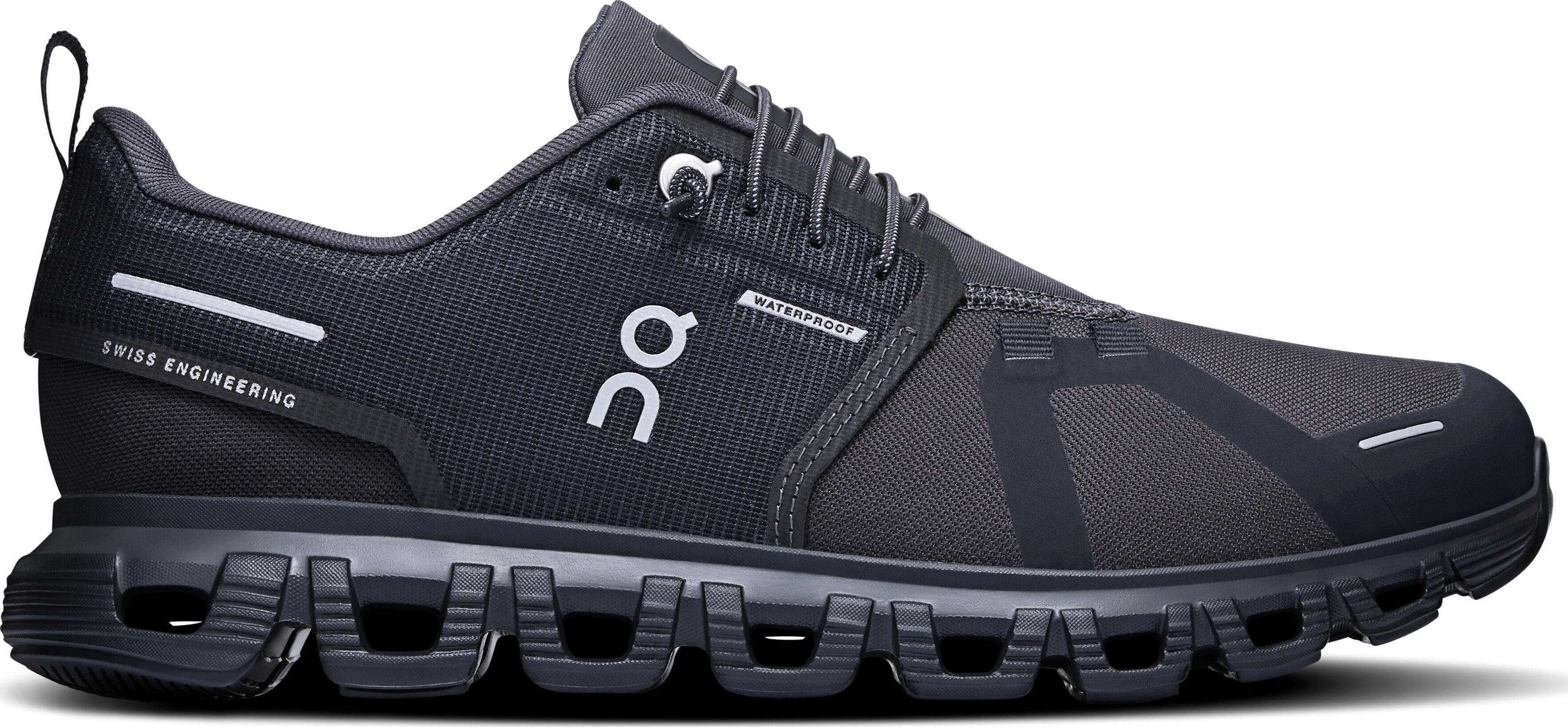 On Women's Cloud 6 Waterproof Black/Black, 42.5