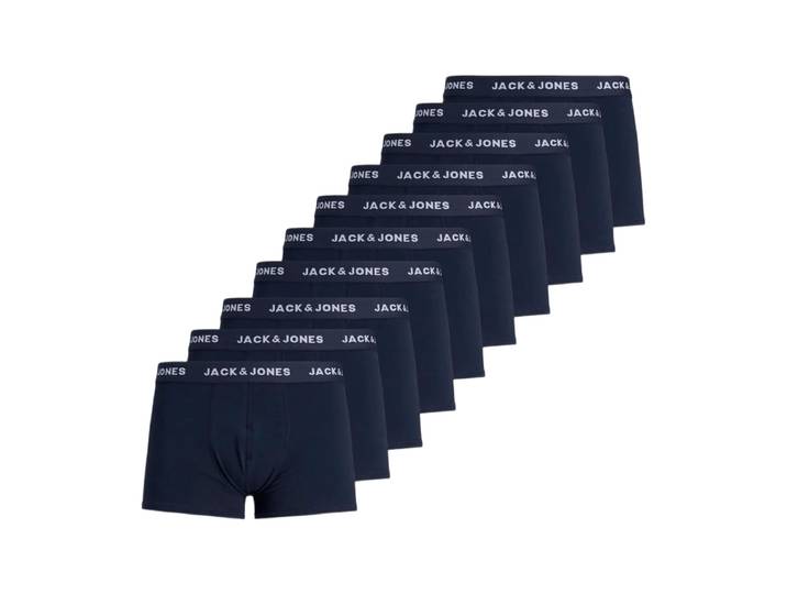 JACK&JONES Additionals Jacsolid Boxers Lot de 10 Noos