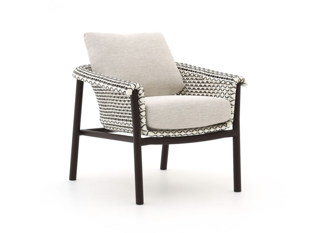 Zavelli Cuore Dining tuinstoel - Modern Wicker - Beige