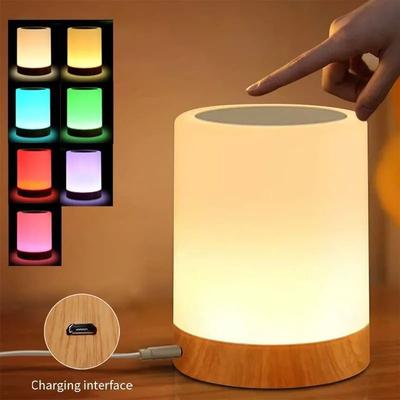 Inspired Living LumiGlow RGB Bedside Lamp Rechargeable Touch Night Light & LED Bedroom Desk Lamp LumiGlow RGB Bedside Lamp Rechargeable Touch Night Light & LED Bedroom Desk Lamp