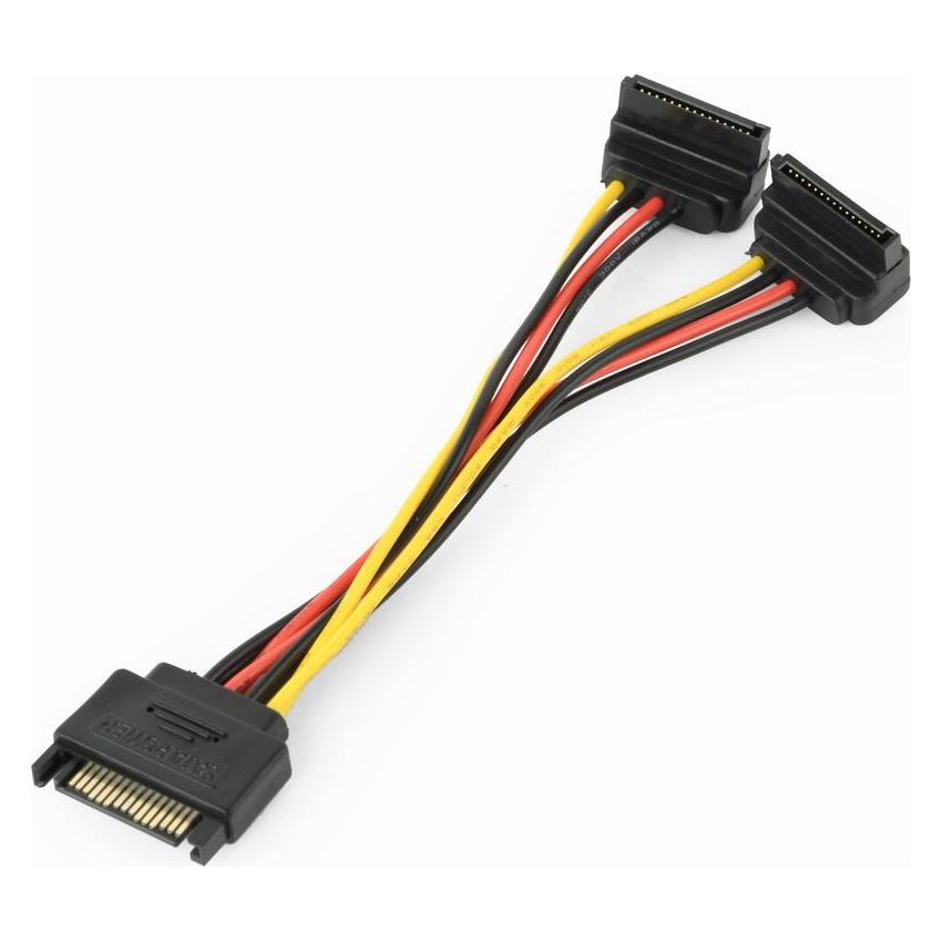 Gembird CC-SATAM2F-02 Internes Stromkabel 0,15 m (15 cm, SATA) (CC-SATAM2F-02)