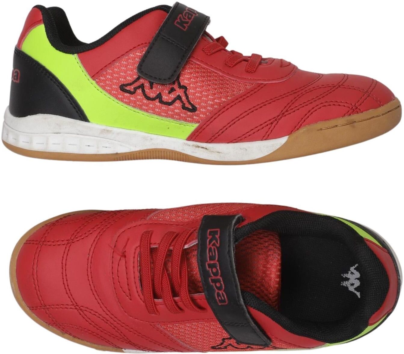 Kappa Jungen Kinderschuh, Neon, Gr. EU 33, Kunstleder - Second Hand