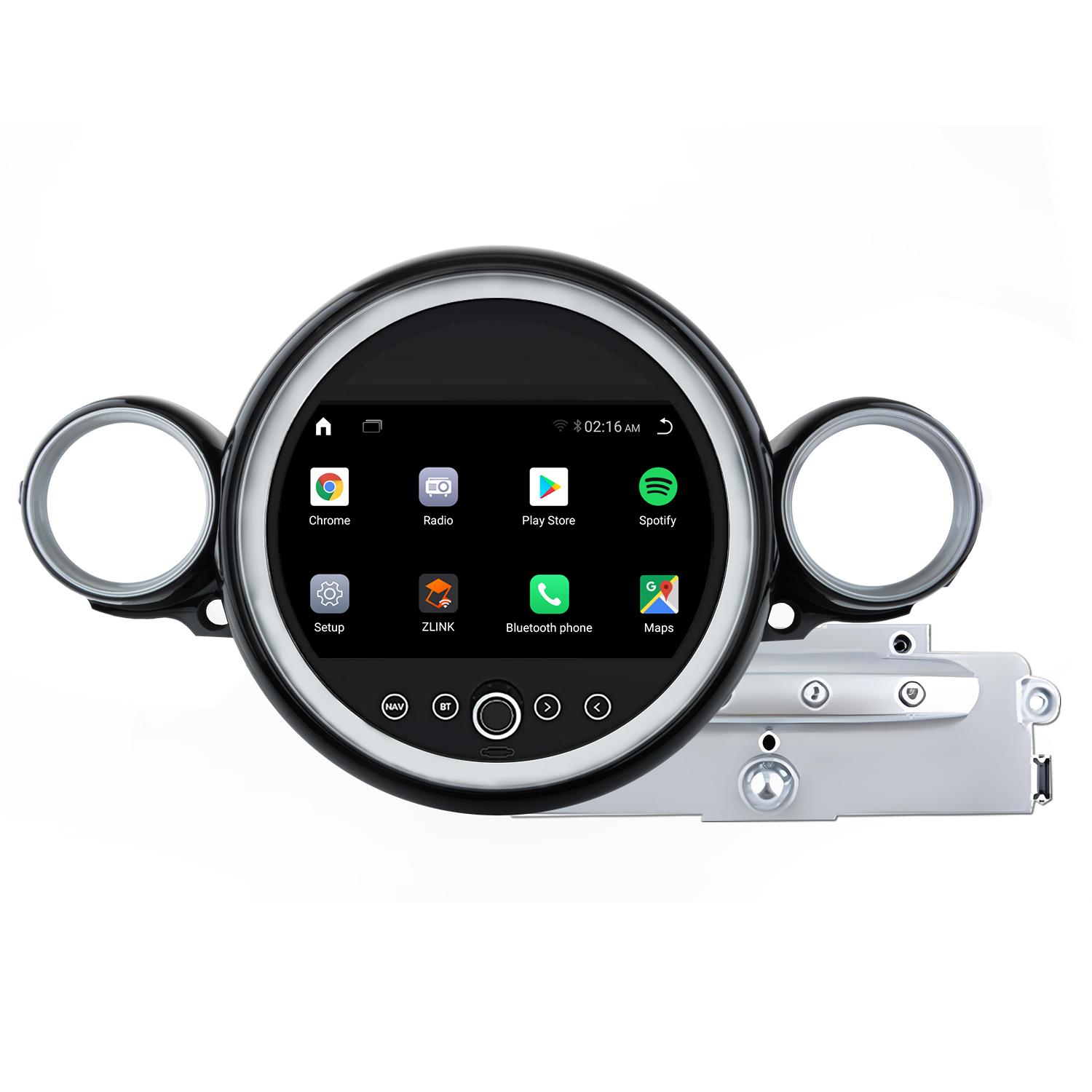 4 + 64G Carplay 9 "Android 15 Radio samochodowe dla BMW Mini Cooper R55 R56 R60 2007-2015 Nawigacja GPS WIFI 4G BT DAB + SWC RDS USB 8-rdzeniowy układ