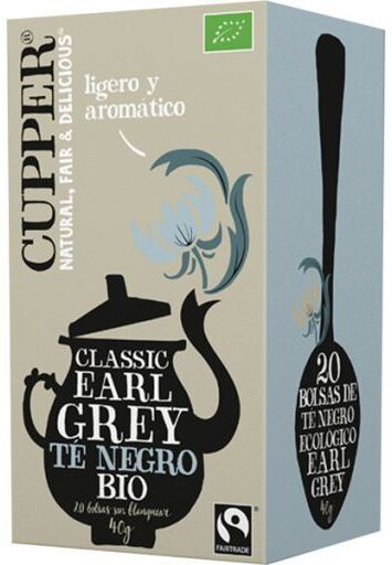 Cupper Black Tea Earl Grey Bio 20 bags