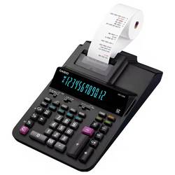 Casio CASIO - Tischrechner druckend schwarz Druckender Tischrechner Schwarz Display (Stellen): 12 (B x H x T) 204.5 x 111.2 x 376.5 mm DR-200R-BK