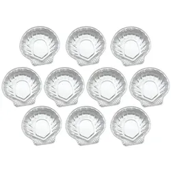10er-Set Alu-Muschelschalen 12,5 cm Fackelmann