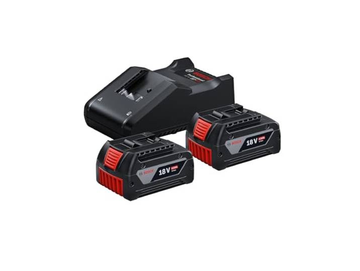 Bosch Professional 18V System accu-starterset: 2 x accu GBA 18V 4.0Ah + snellader GAL 18V-40