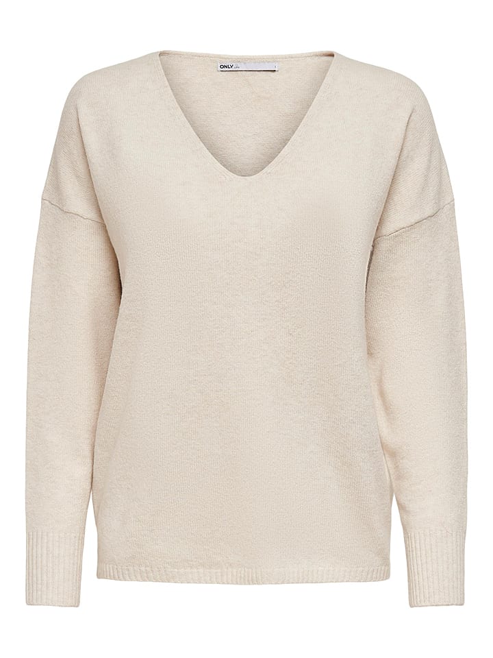 ONLY Pullover "Rica" in Creme - M