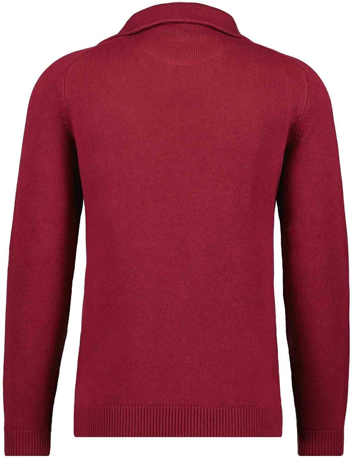 Troyer RAGMAN, Herren, Gr. 52, rot (himbeere, 068), Strick, 100% Baumwolle, Pullover Troyer himbeere, 068 52