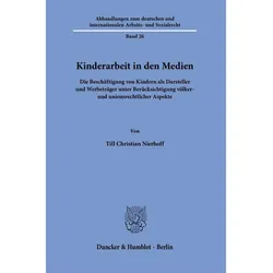 Kinderarbeit in den Medien, Fachbücher von Till Christian Nierhoff
