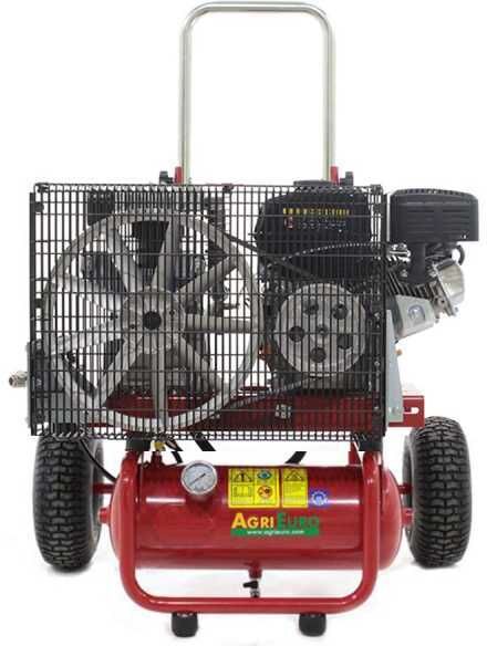 AgriEuro TOP-LINE Premium Line TB 10/520 - Motorkompressor mit Benzinmotor - Benzin Kompressor (520 ltmin)