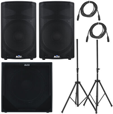 Alto TX 415/18S Basis Bundle Schwarz