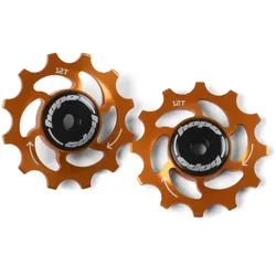 HOPE Schaltwerkröllchen Set Jockey Wheels 12 Zähne orange