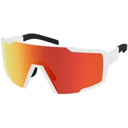 SCOTT Sonnenbrille Shield white matt / AMP red chrome