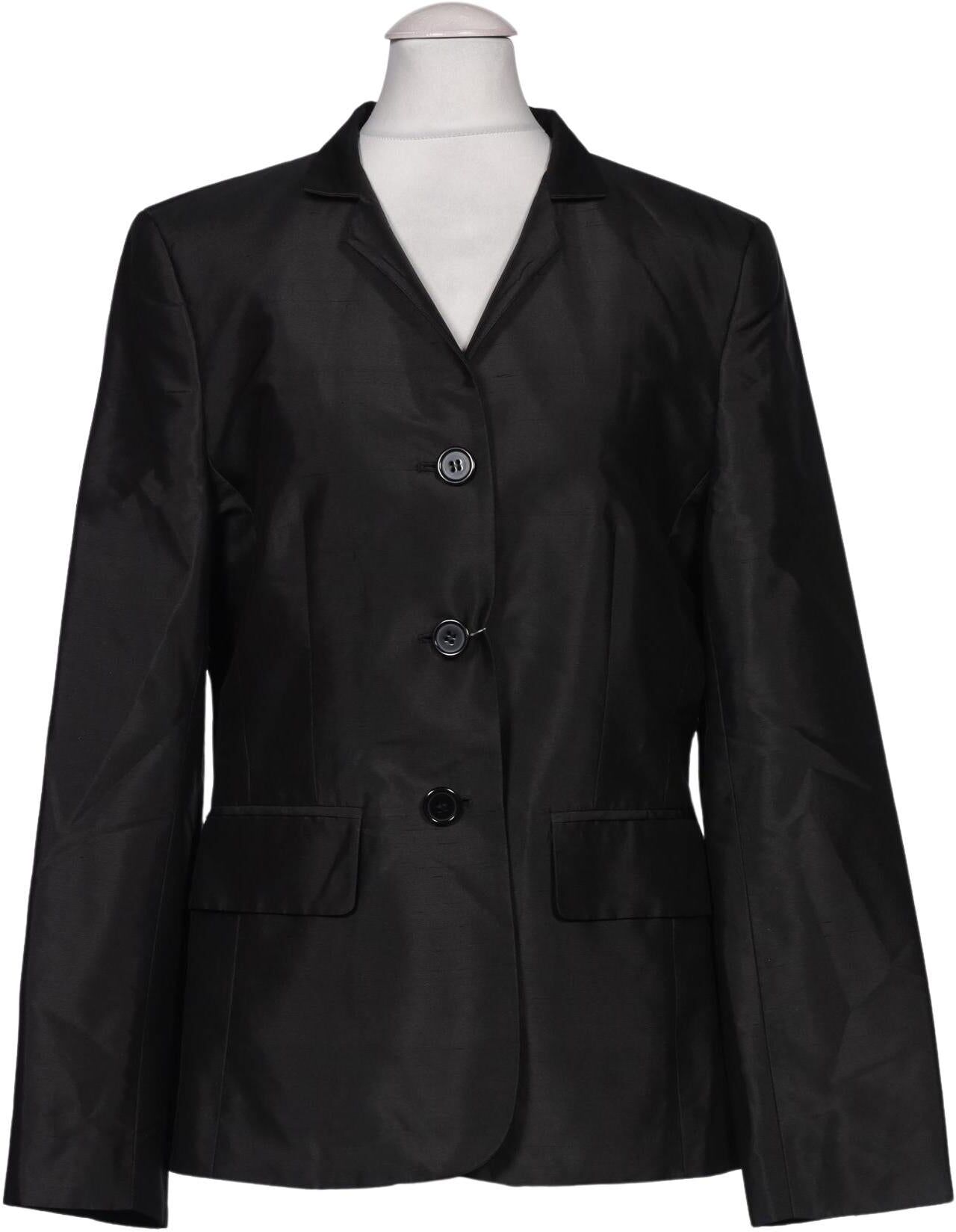 Christian Berg Damen Blazer, Schwarz, Gr. EU 36, Seide / Viskose - Second Hand
