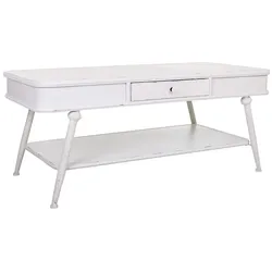 COUCHTISCH aus Metall 120x60x53 cm