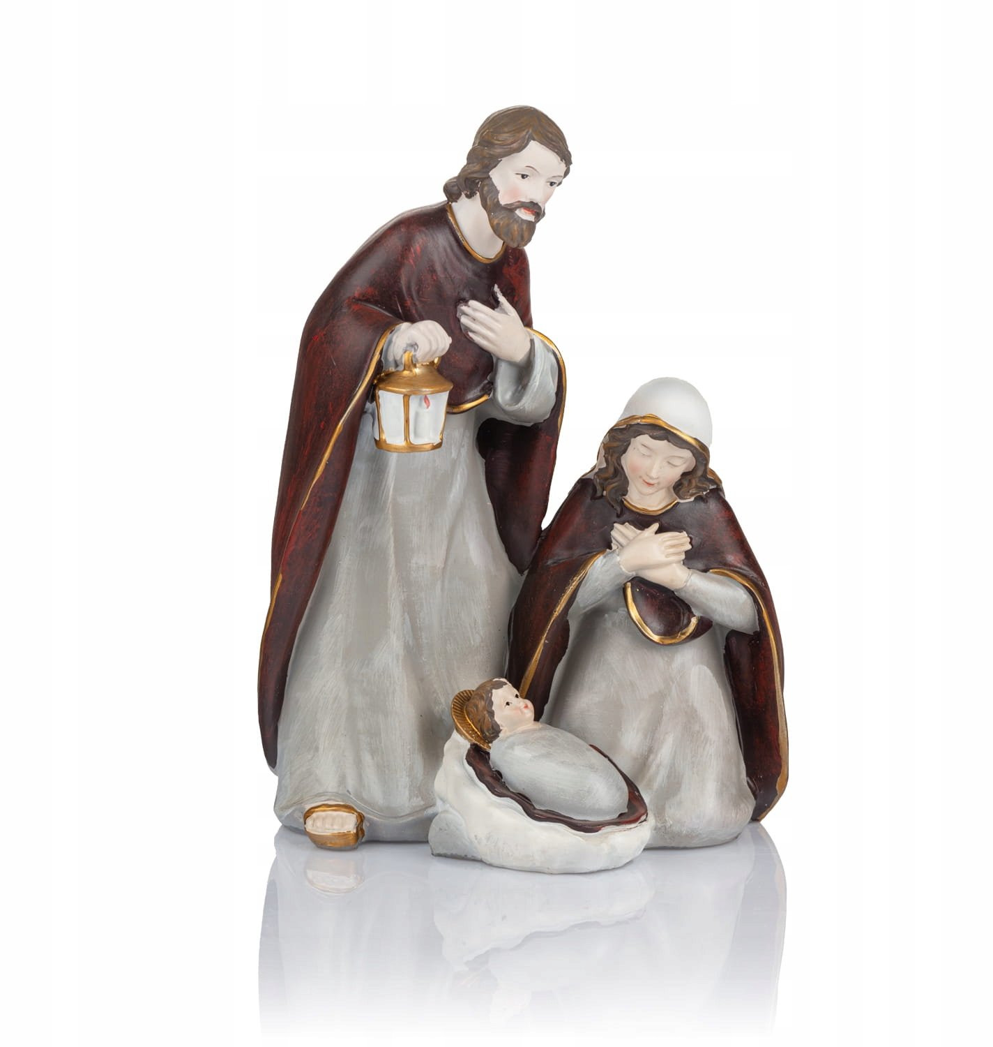 Heilige Familie Beeld Decoratie - Hoogte: 25,5 cm