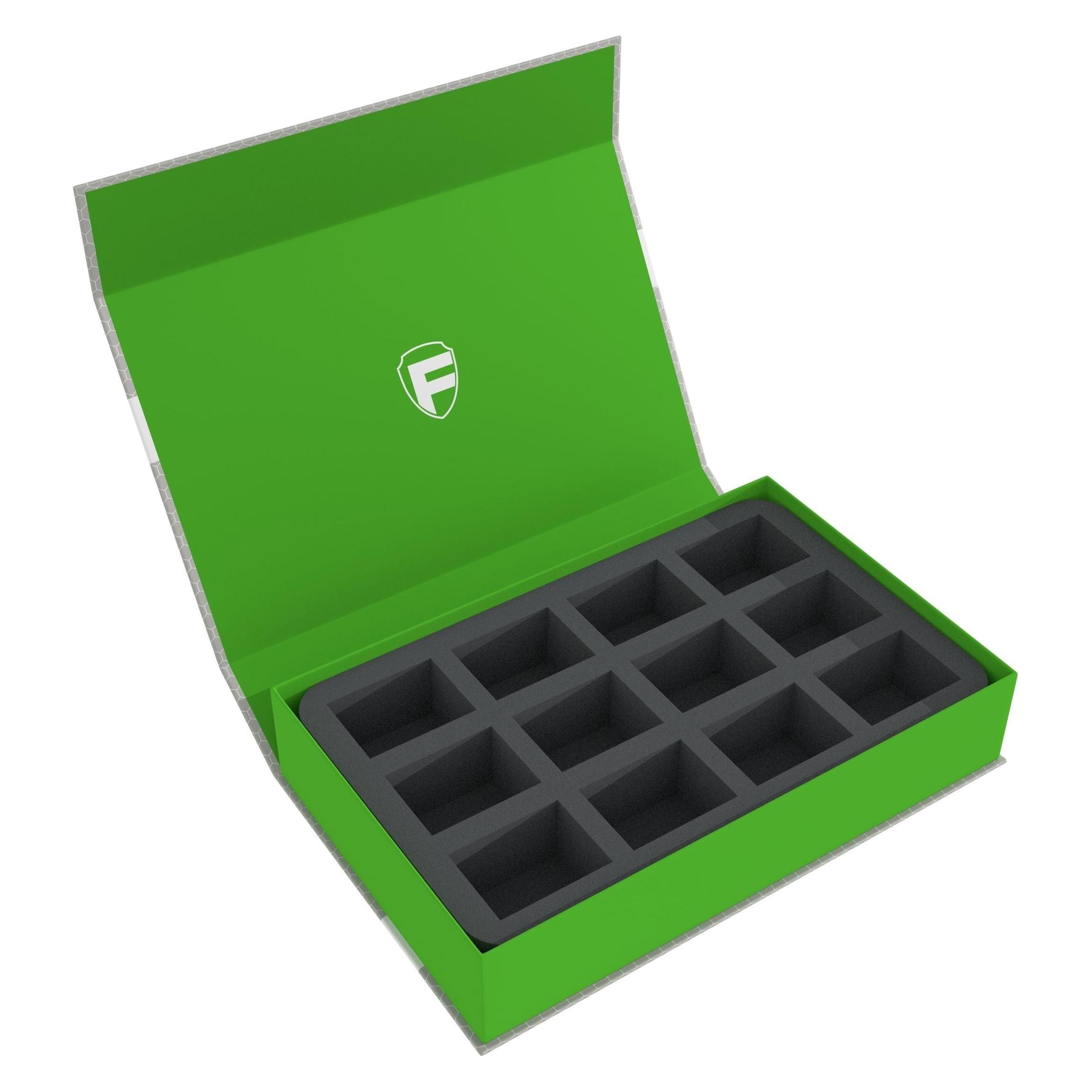 Feldherr HSMB055P21 - Magnetbox grün für Kill Team: Skitarii (Karton, Schaumstoff) (HSMB055P21)