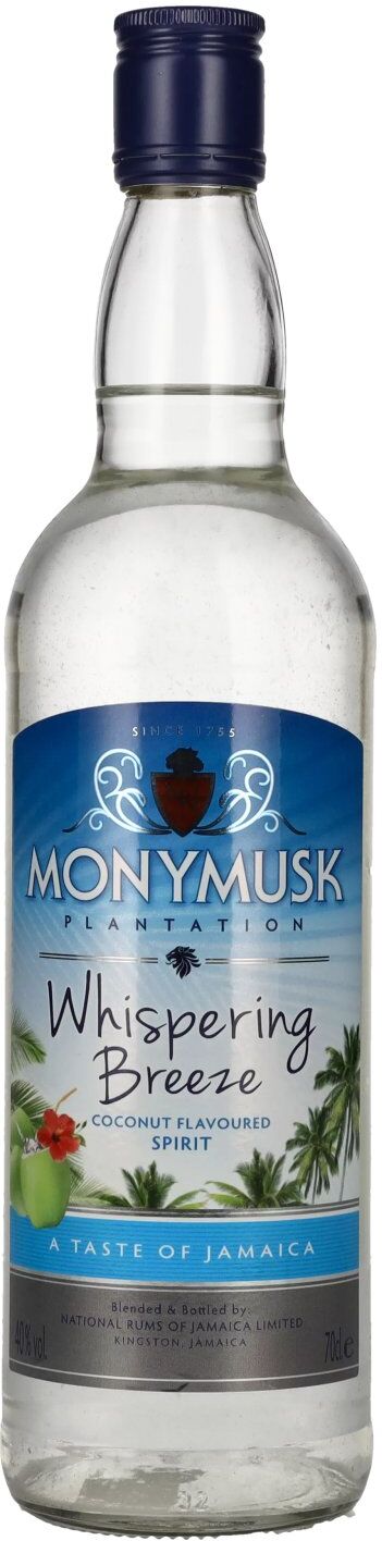 Monymusk Rum Monymusk Plantation WHISPERING BREEZE COCONUT Flavoured Spirit 40% Vol. 0,7l