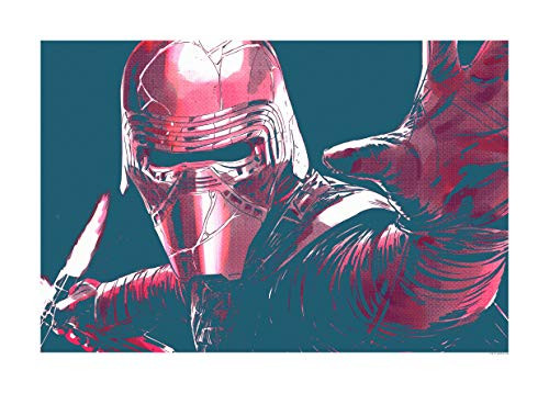 Komar Wandafbeelding Star Wars Faces Kylo Kunstdruk Breedte: 70 cm, Hoogte: 50 cm