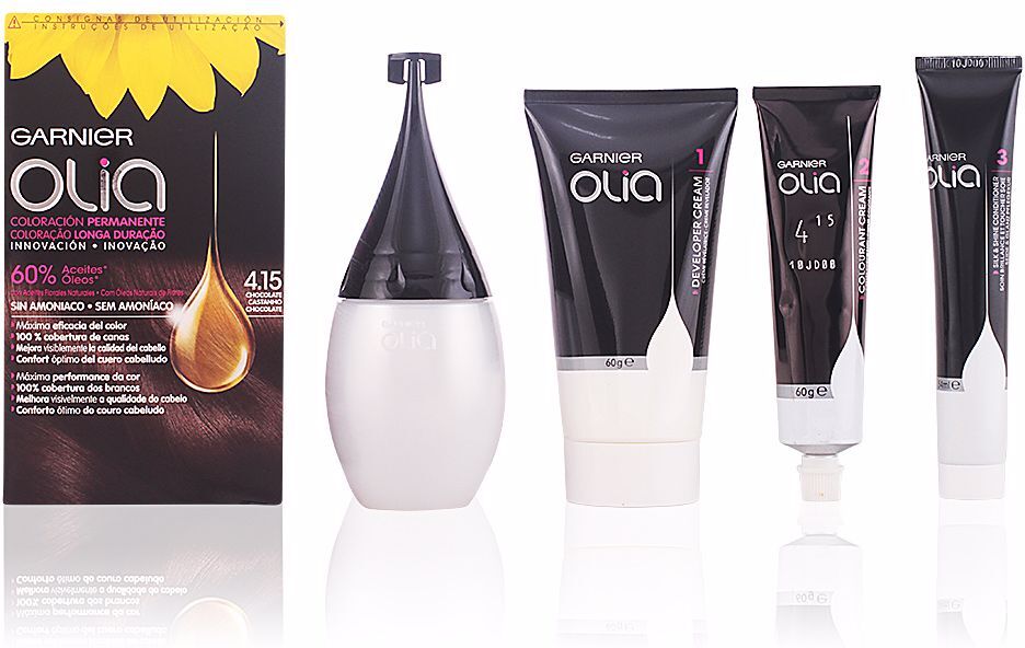 Garnier Olia Coloración Permanente #4,15 Chocolate lote