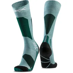 X-SOCKS Ski Discover OTC lange Skisocken Damen E412 - sage green/english lawn 35-36