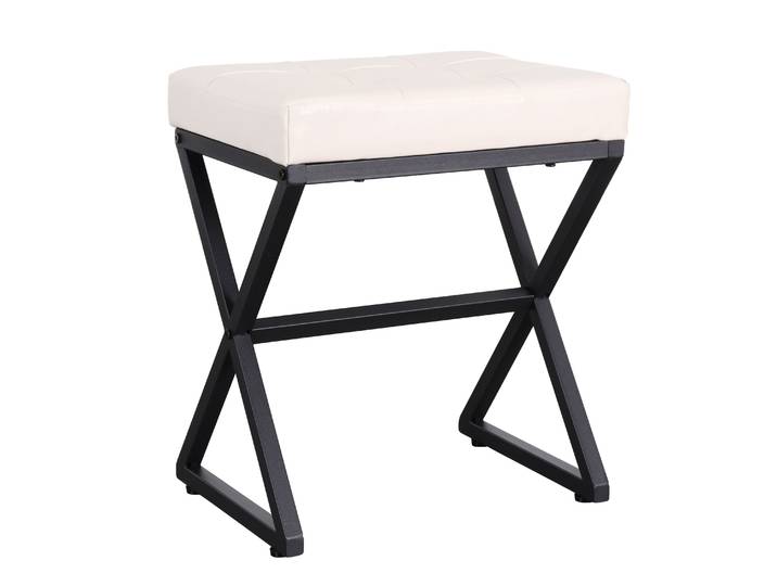 Sitzhocker NERIO beige/schwarz