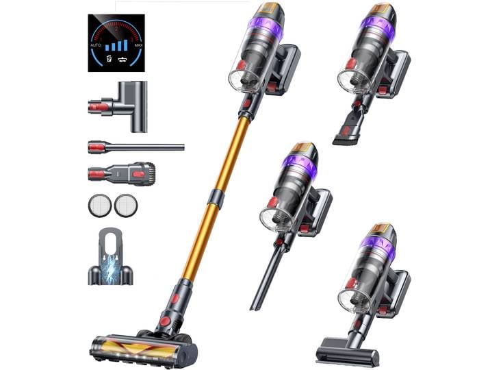 Aspirateur sans fil BUTURE VC90 600W 65KPA, appareil ménager intelligent, batterie amovible, brosse anti-acariens