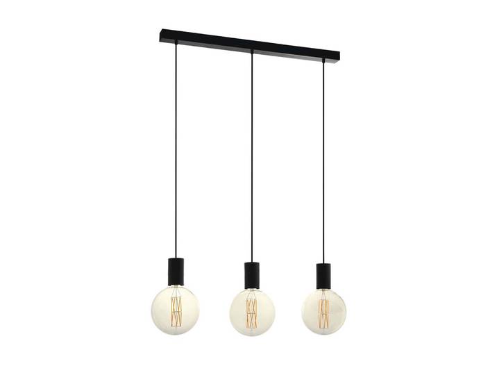 Eglo 98662 POZUETA E27 triple suspension 840x65mm noir