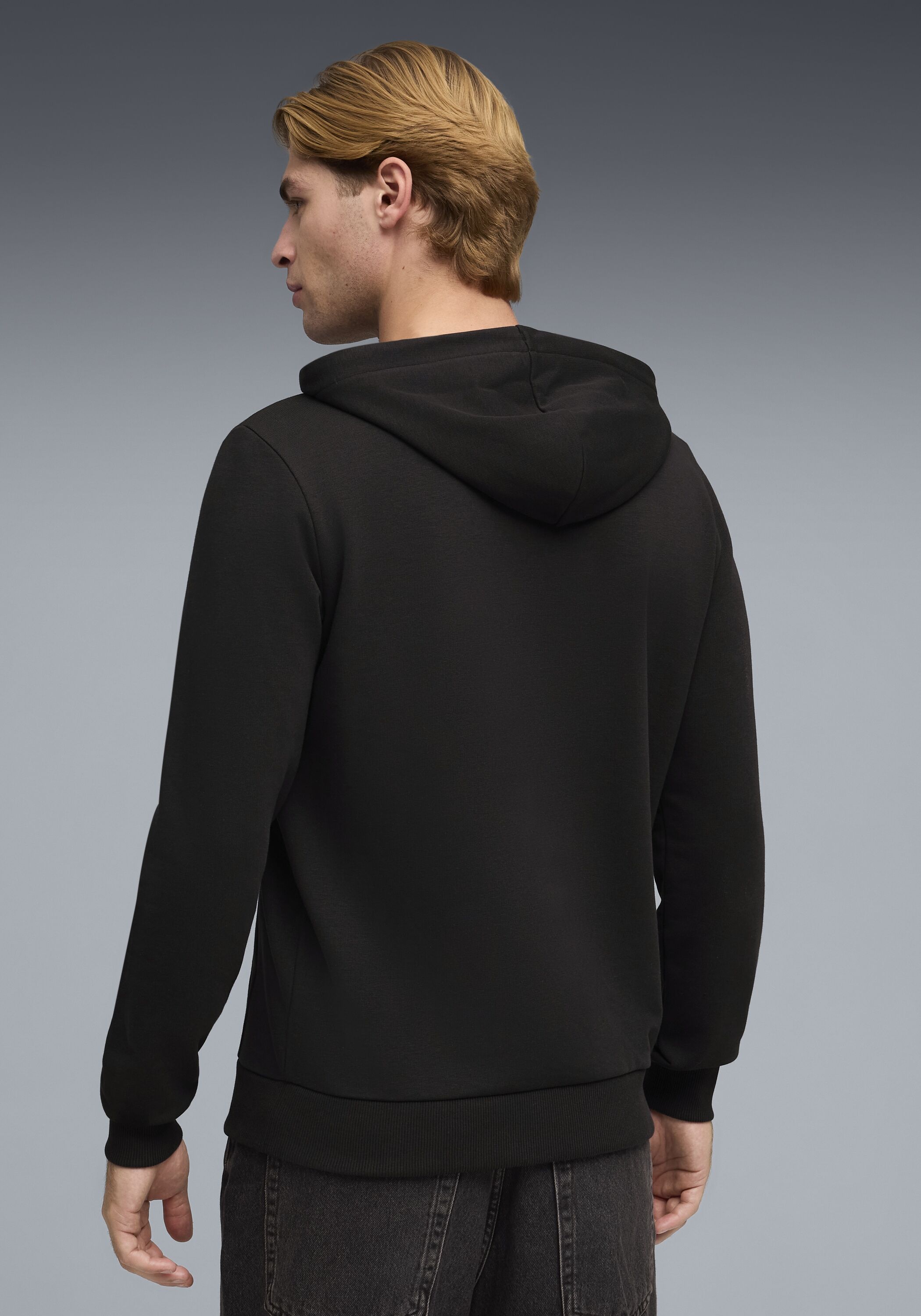 Kapuzensweatshirt PUMA "BVB FTBLCULTURE HOODIE", Herren, Gr. 3XL, schwarz (puma schwarz, faster gelb), Sweatware, Obermaterial: 68% Baumwolle, 32% Polyester, gemustert, regular fit normal, angesetztes Bündchen, Sweatshirts Kapuzensweatshirt, sportlicher S