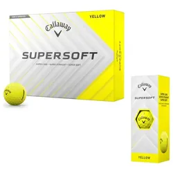 Callaway Supersoft Golfball 12er gelb