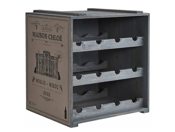 BUTLERS Weinregal 36x32 cm Tannenholz - VINOTHEK
